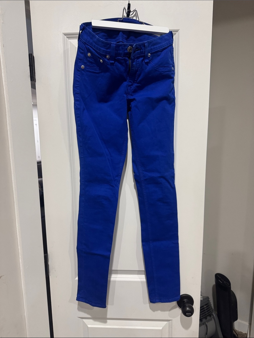 rag & bone Cobalt Blue Skinny Leggings